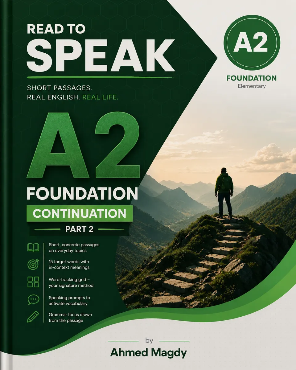 Read to Speak — A2 — Continuation book cover