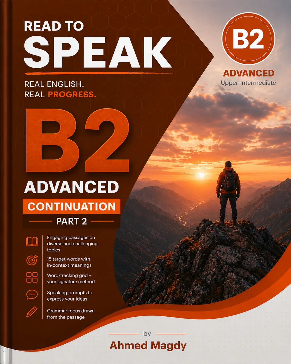 Read to Speak — B2 — Continuation book cover